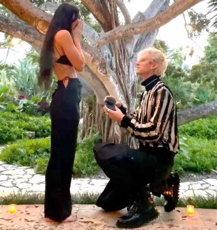 MGK proposed to Megan Fox outside a spa in Puerto Rico