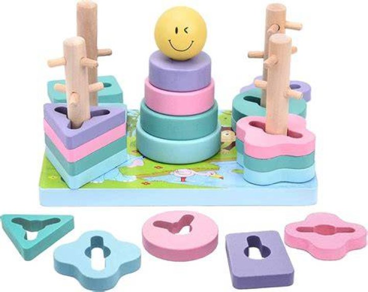 MultiFunction Stacking Wooden Toy MC016 YouTube